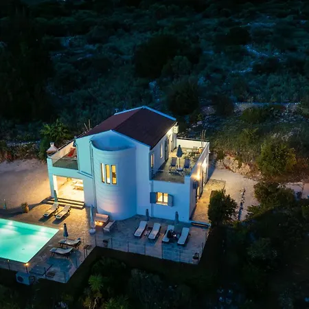 Di Lusso Agave Con Piscina Privata Riscaldata E Jacuzzi Λιτσάρδα